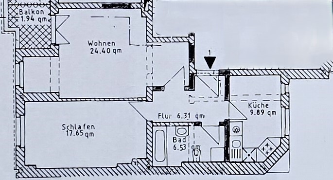 2-Zimmer-Wohnung auf dem Weißen Hirsch 2 zimmer