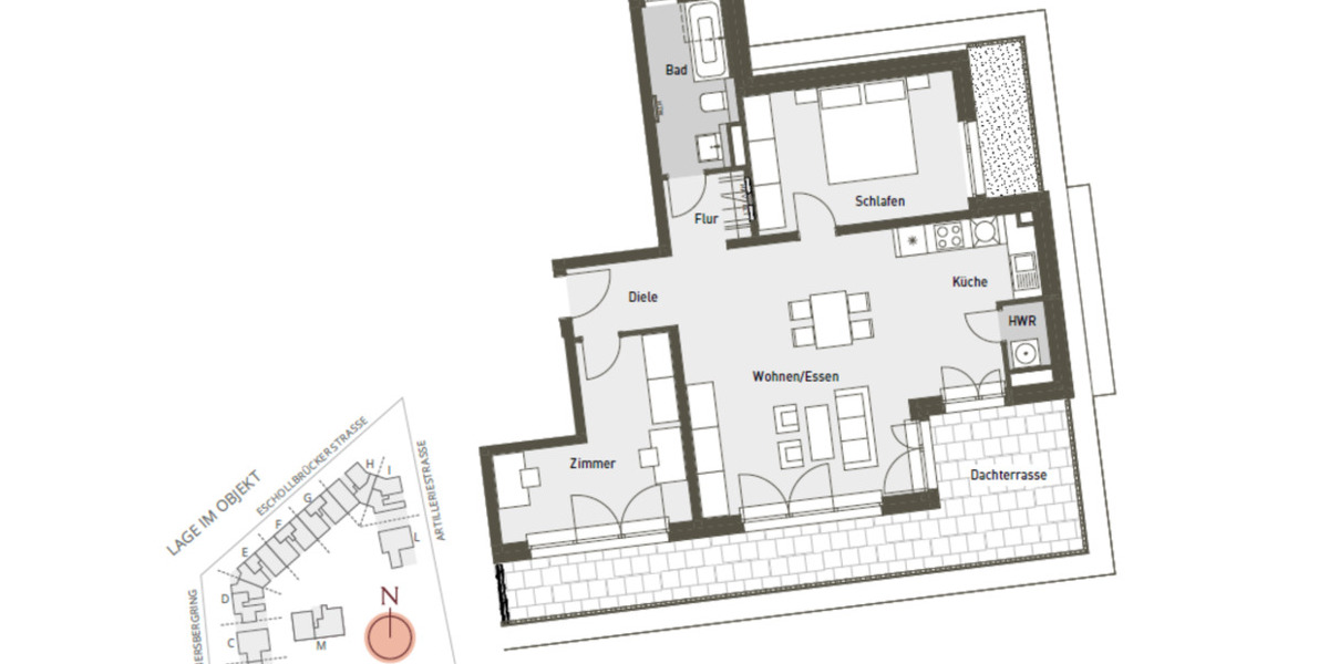 Einfamilienhaus Darmstadt - 3 Zimmer, 99 m&sup2;, 1.900&euro; | Angebot:25127066