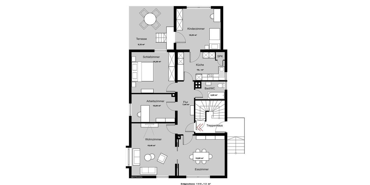 Terrassenwohnung Northeim - 5 Zimmer, 100 m&sup2;, 650&euro; | Angebot:26741882