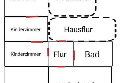 4 12 Zimmer Wohnung - 5 Familien Haus in ruhiger Lage 3 zimmer