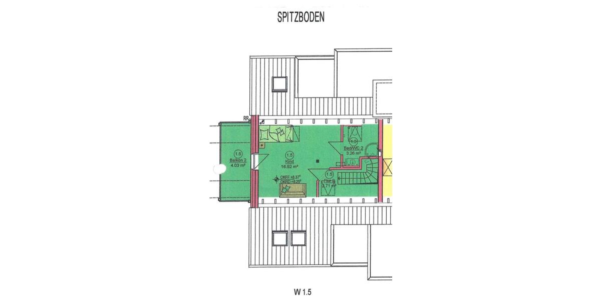 Dachgeschoßwohnung Borken - 2 Zimmer, 96 m&sup2;, 980&euro; | Angebot:26622625