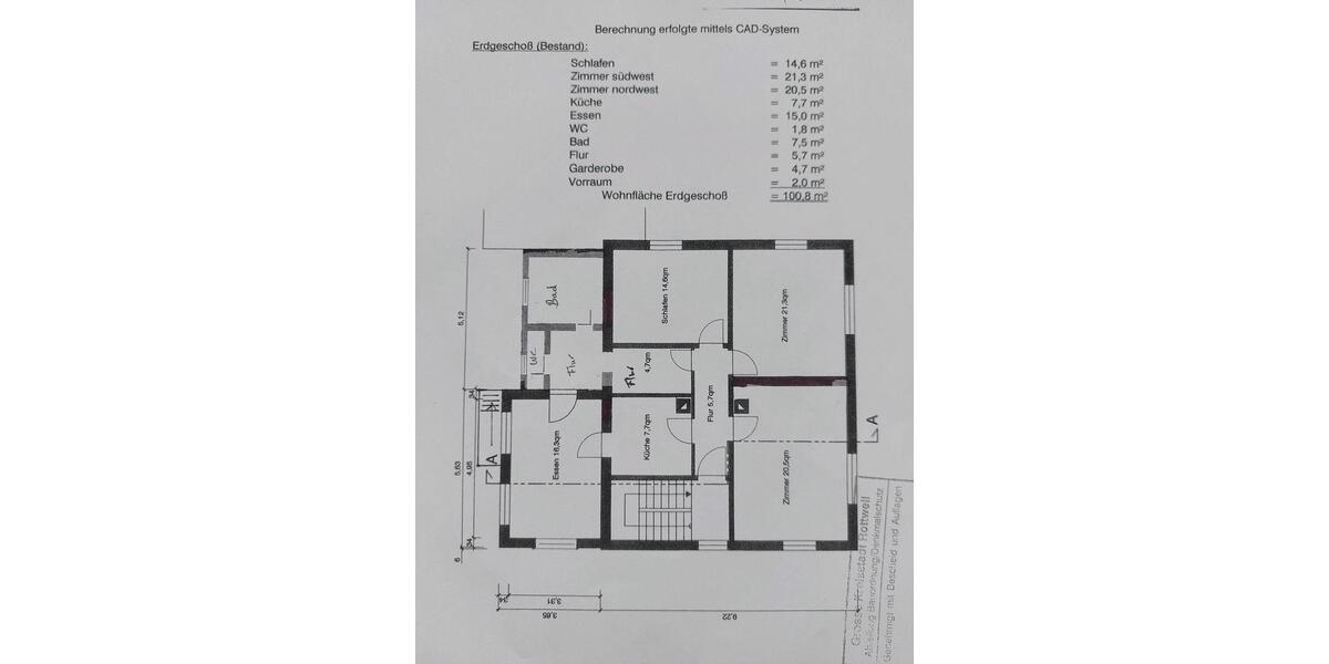 Erdgeschoßwohnung Rottweil - 3.5 Zimmer, 100 m&sup2;, 1.140&euro; | Angebot:25253375