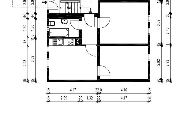 Erdgeschoßwohnung Wanfried - 2 Zimmer, 49 m&sup2;, 320&euro; | Angebot:25055808