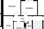 Etagenwohnung Seelze - 3 Zimmer, 65 m&sup2;, 609&euro; | Angebot:24871811