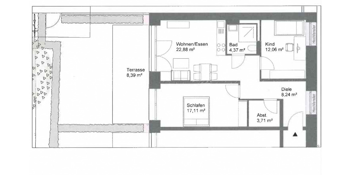 Etagenwohnung Bamberg Bamberg-Ost - 3 Zimmer, 76 m&sup2;, 1.060&euro; | Angebot:25770234