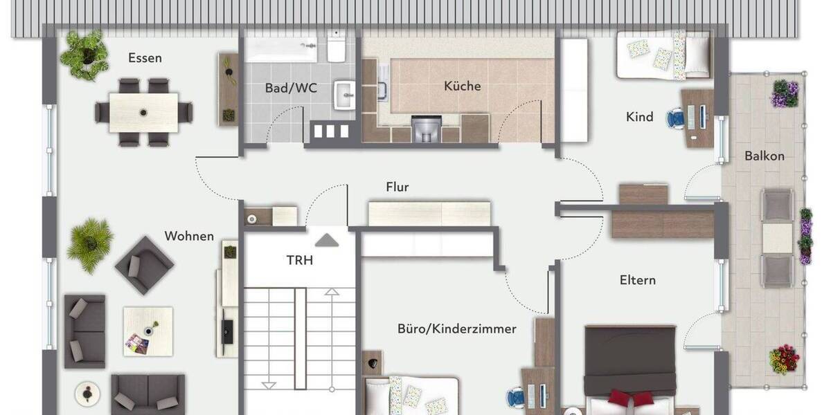 Etagenwohnung Bad Herrenalb Bernbach - 4 Zimmer, 90 m&sup2;, 810&euro; | Angebot:26187947