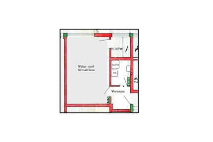 Wohnung Nürnberg Hasenbuck - 1 Zimmer, 29 m&sup2;, 589&euro; | Angebot:27542771