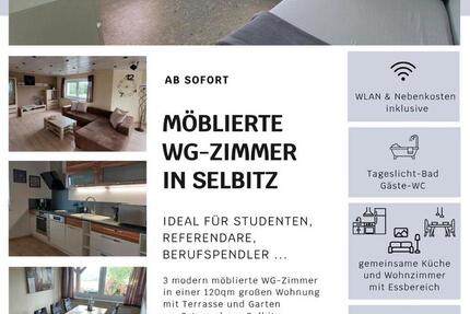 Zimmer in 3er WG, vollmöbliert 1 zimmer