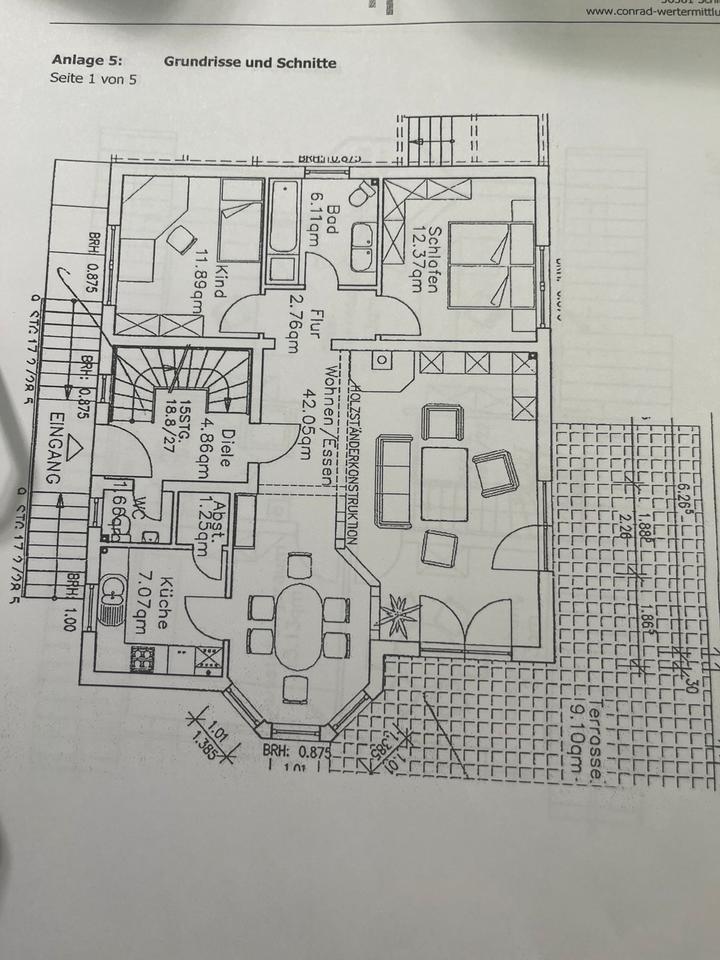 3 Zi Wohnung in 61130 Nidderau zimmer