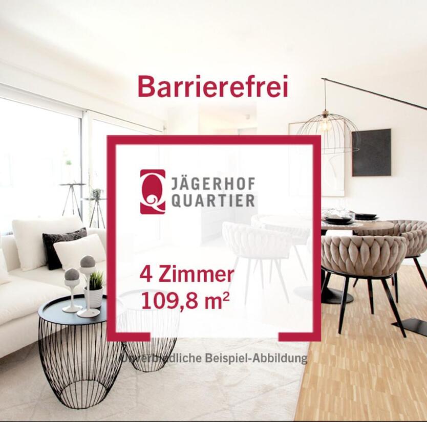 Barrierefrei: 4 Zimmer-Wohnung mit Tageslichtbad und Loggia (#05)