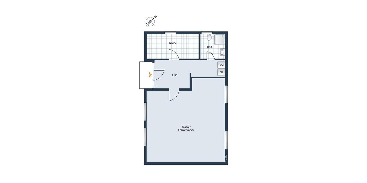 Erdgeschoßwohnung Ascheberg (Holstein) - 1 Zimmer, 64 m&sup2;, 630&euro; | Angebot:26647463