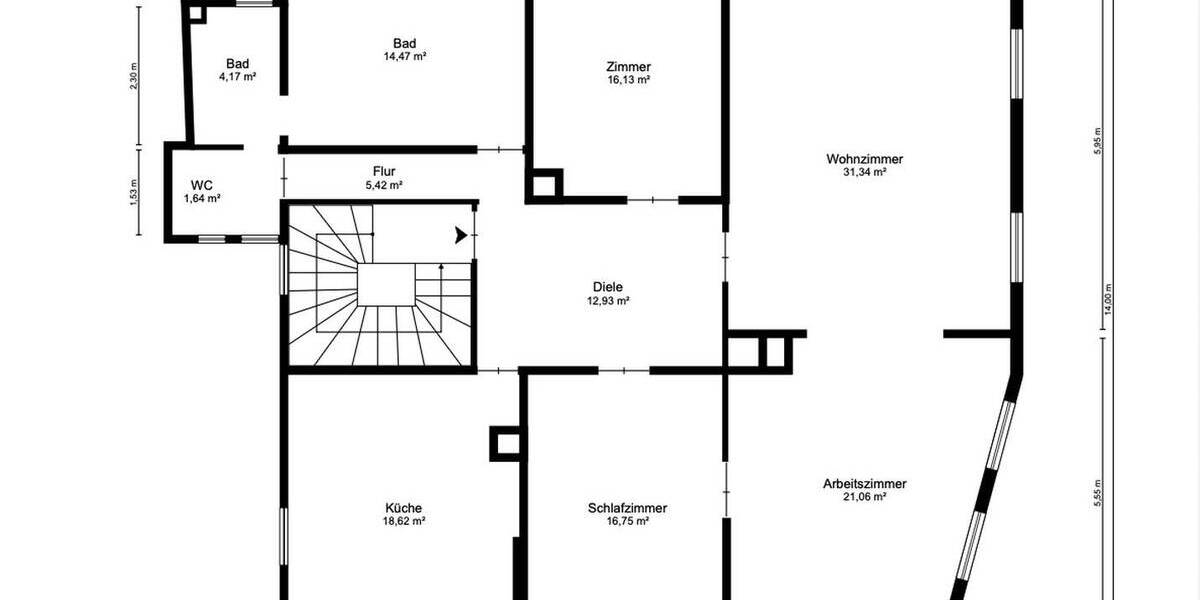 Etagenwohnung Radolfzell - 4 Zimmer, 143 m&sup2;, 1.680&euro; | Angebot:26681403