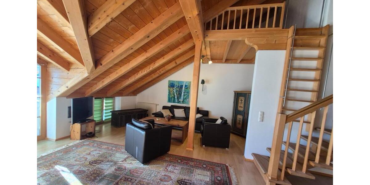 Dachgeschoßwohnung Bad Heilbrunn - 1 Zimmer, 91 m&sup2;, 1.280&euro; | Angebot:25099852