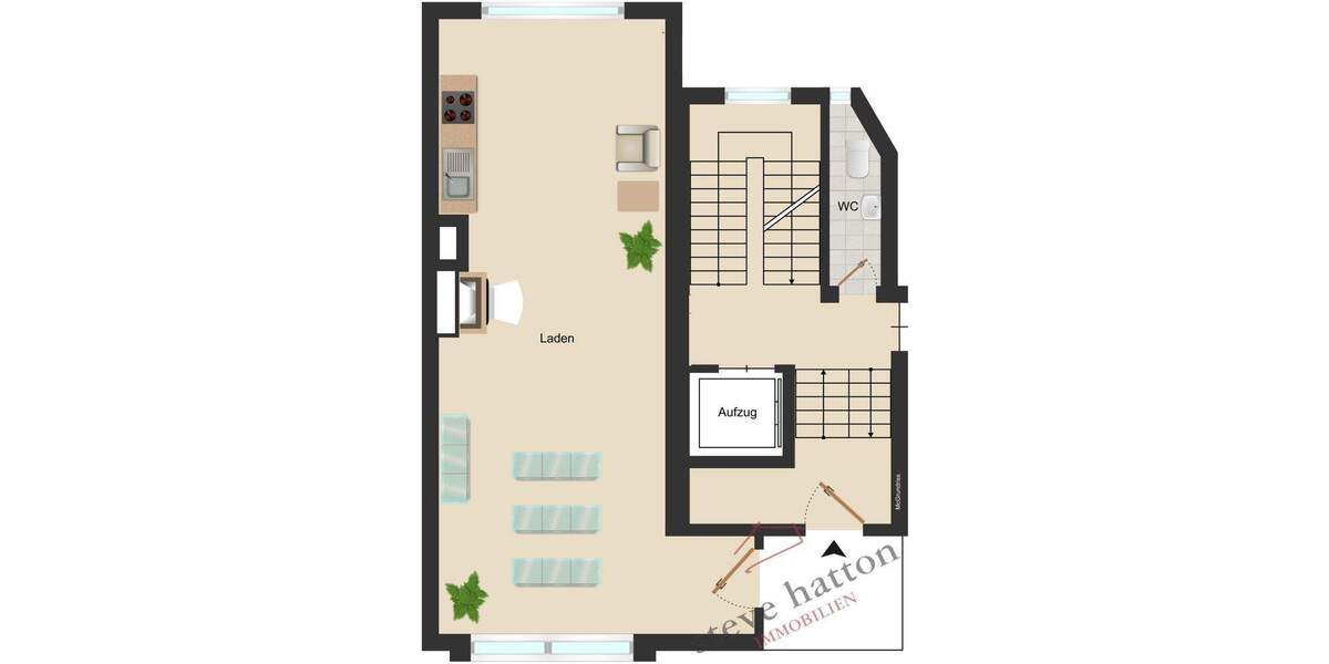 Gewerbeobjekt Augsburg Innenstadt - 1 Zimmer, 850&euro; | Angebot:25661088