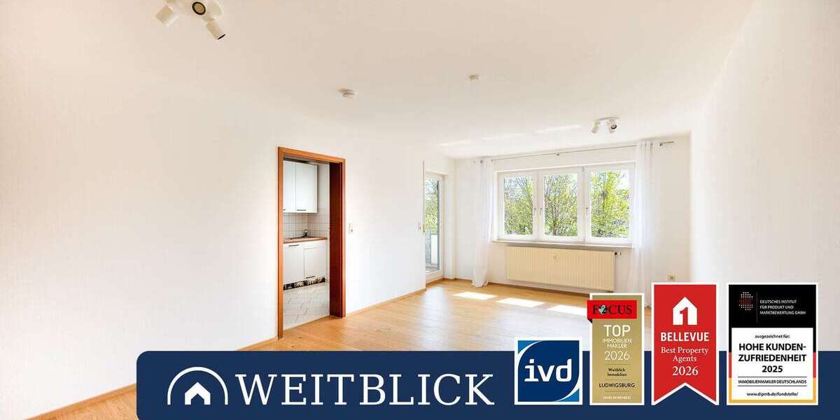 Etagenwohnung Besigheim - 2.5 Zimmer, 61 m&sup2;, 695&euro; | Angebot:26195505