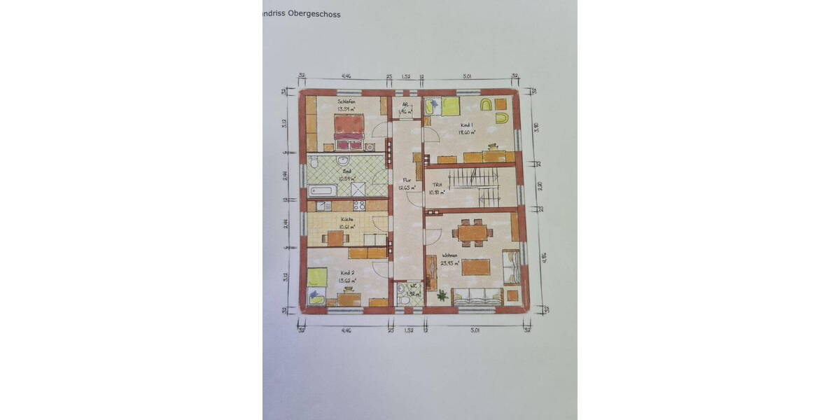 Etagenwohnung Eberswalde Finow - 4 Zimmer, 105 m&sup2;, 1.160&euro; | Angebot:26500073