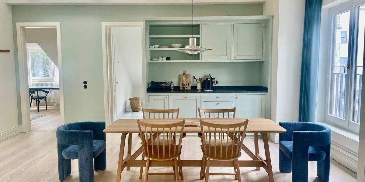 Komplett möblierte wunderschöne 3 Zimmerwohnung, W10.-04, Im DG, 110m² 3 zimmer