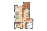 Herrliches Wohnen in der obersten Etage! Neuwertige 3-Zimmer-Wohnung Deining