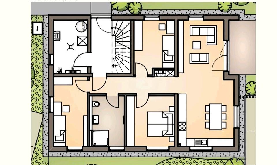 Etagenwohnung Waldaschaff - 4 Zimmer, 95 m&sup2;, 1.235&euro; | Angebot:24998490
