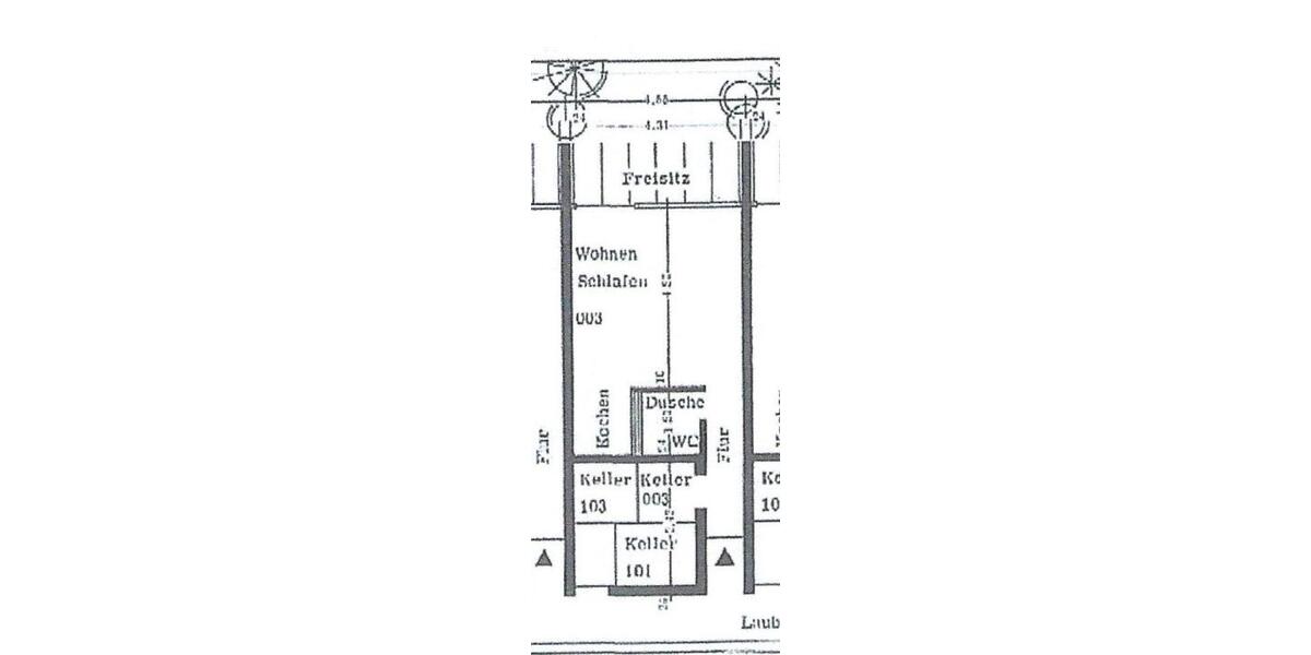Terrassenwohnung Büsingen am Hochrhein - 1 Zimmer, 31 m&sup2;, 470&euro; | Angebot:25940728