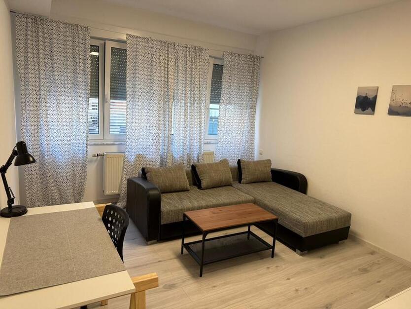 1-Zimmerwohnung mit Internet, TV, Küche mit Essplatz, DuWC, Waschmaschine, Trockner zimmer