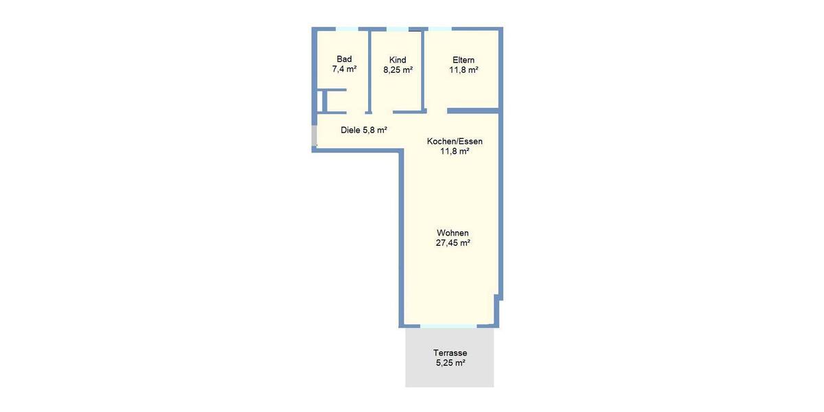 Etagenwohnung Vilsbiburg - 3 Zimmer, 77 m&sup2;, 950&euro; | Angebot:26607024