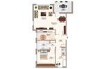 Etagenwohnung Wallenhorst - 3 Zimmer, 92 m&sup2;, 800&euro; | Angebot:26641742