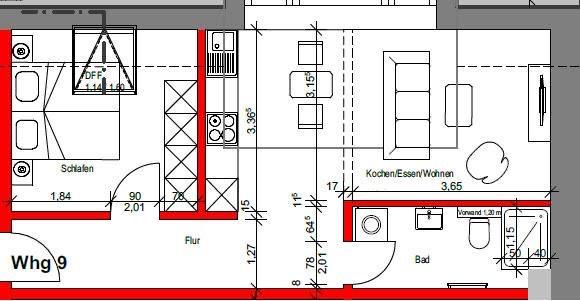 Dachgeschoßwohnung Völklingen - 2 Zimmer, 55 m&sup2;, 500&euro; | Angebot:26289206