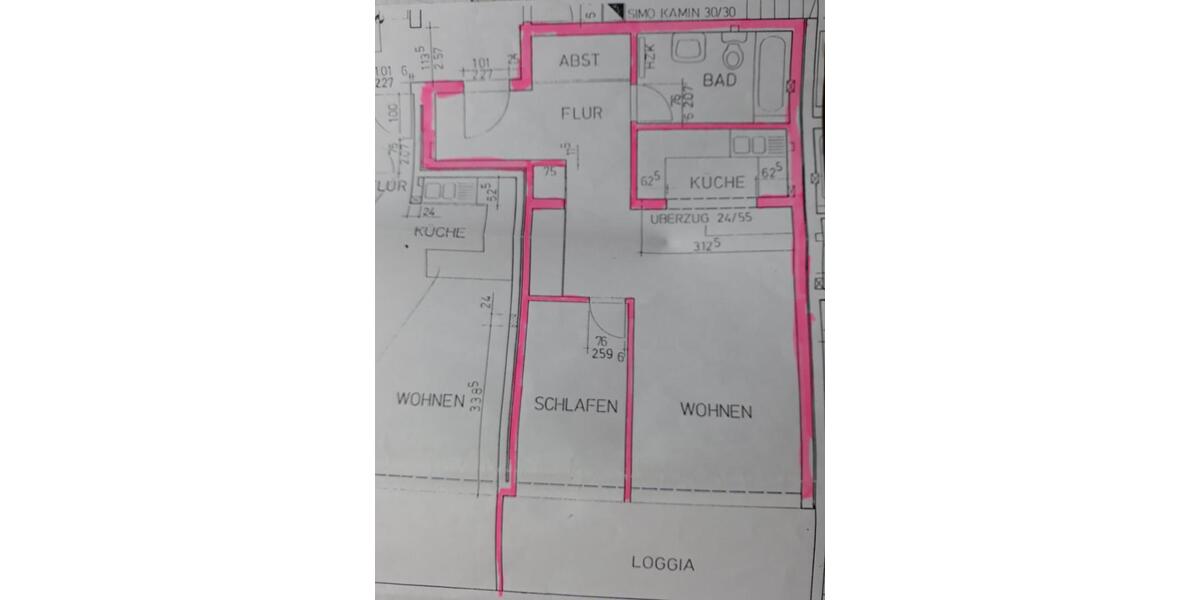 Erdgeschoßwohnung Siegen Weidenau - 2 Zimmer, 60 m&sup2;, 590&euro; | Angebot:26502762