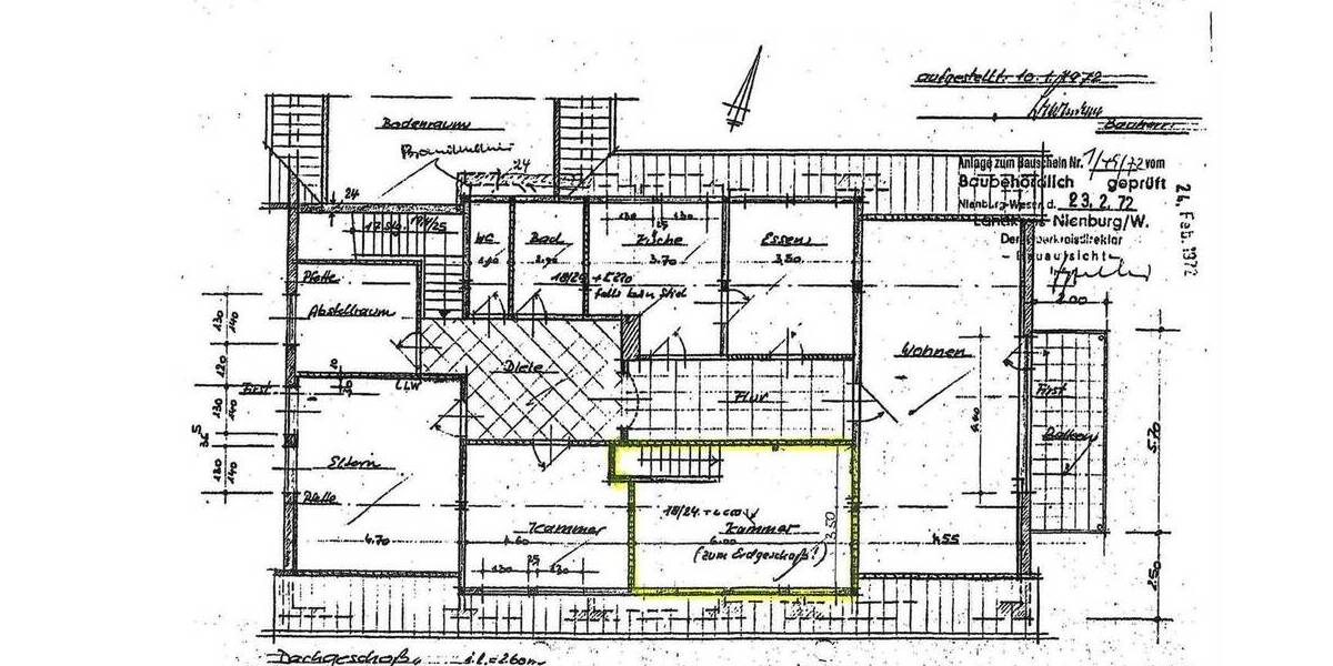 Etagenwohnung Husum Schessinghausen - 3 Zimmer, 112 m&sup2;, 600&euro; | Angebot:25996193