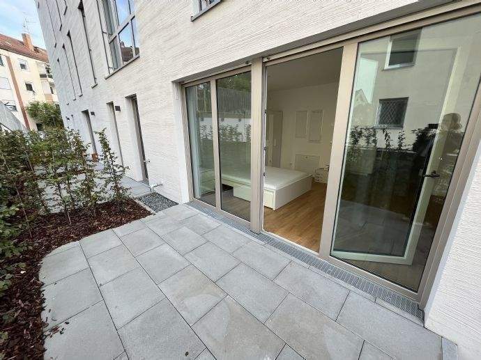 Möblierte 1-Zimmer-Wohnung mit Terrasse nahe Stadtpark! 1 zimmer