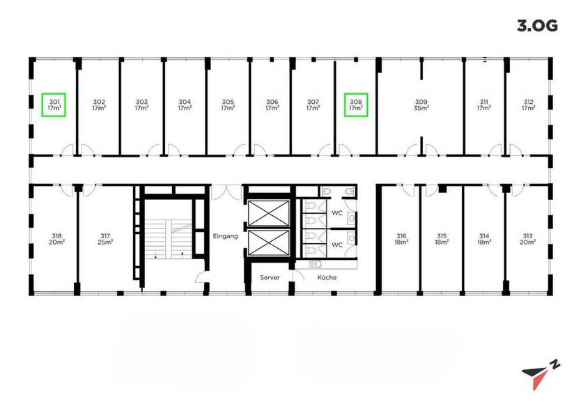 Modern ausgestattete Büroräume in exzellenter Innenstadtlage - All-in-Miete
