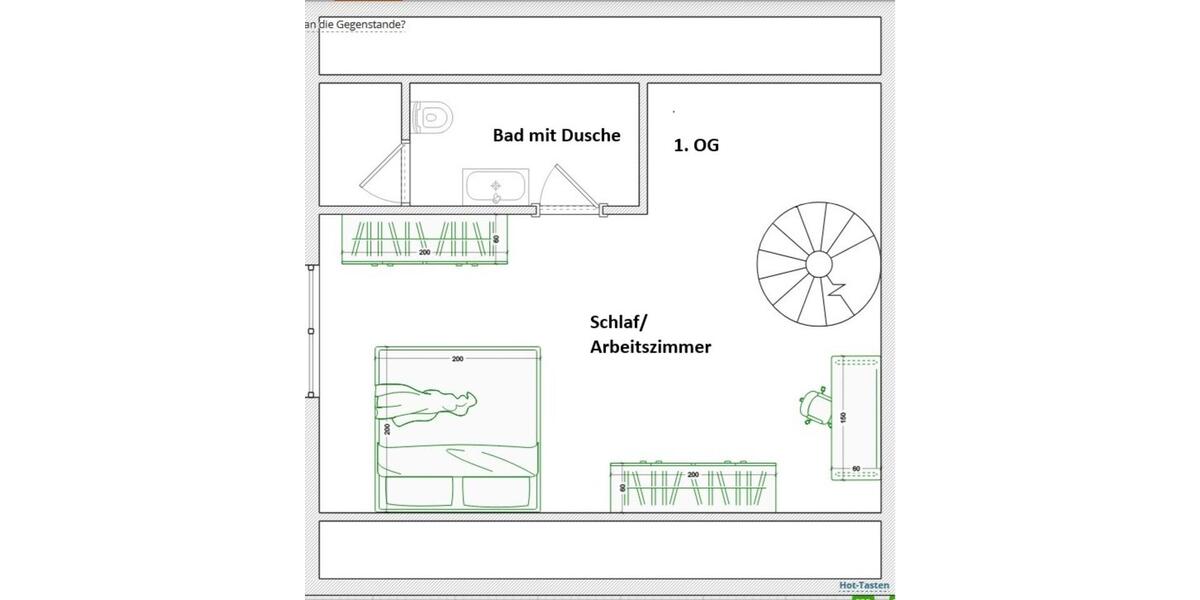 Doppelhaushälfte Osnabrück Dodesheide - 1 Zimmer, 75 m&sup2;, 975&euro; | Angebot:25255591
