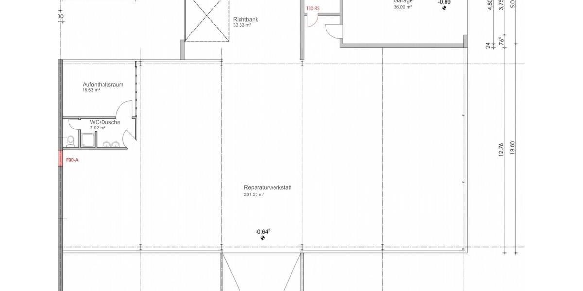LagerhalleGeschäftsräume KFZ Werkstatt zimmer