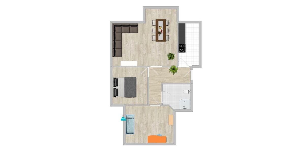 Etagenwohnung Menslage - 4 Zimmer, 100 m&sup2;, 600&euro; | Angebot:26440545