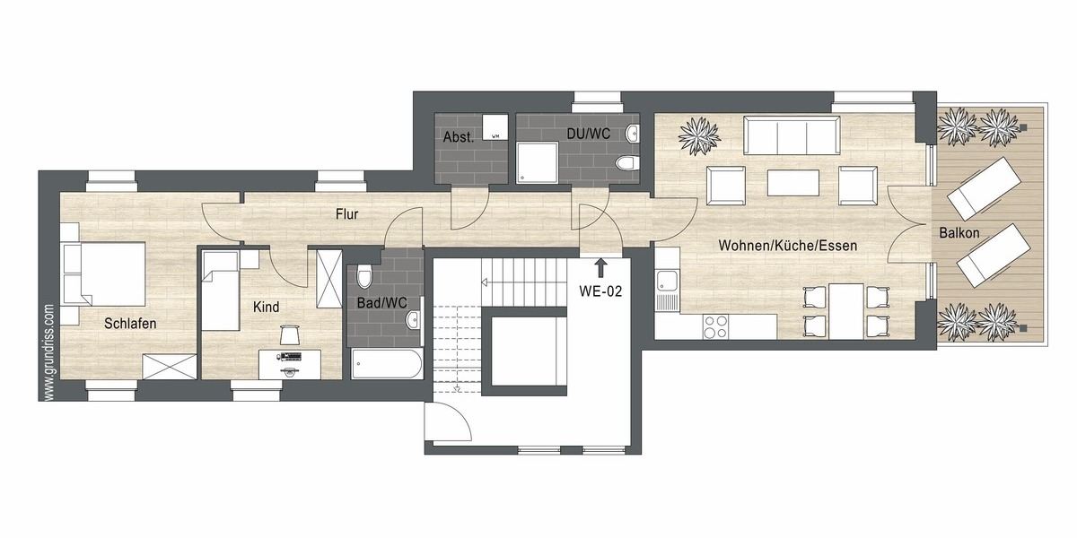 Moderne Eleganz und großzügiger Wohnraum: 3-Zimmer-Wohnung in neuem Wohnhaus im 1. Obergeschoss! - Etagenwohnung Burgstädt Burkersdorf | Angebot:26617302
