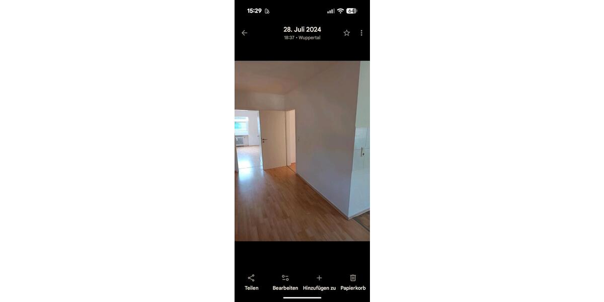 Etagenwohnung Wuppertal Elberfeld - 3 Zimmer, 59 m&sup2;, 485&euro; | Angebot:24473879