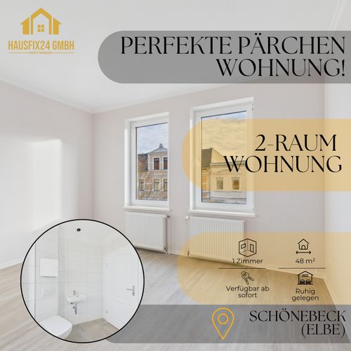 Etagenwohnung Schönebeck (Elbe) - 2 Zimmer, 48 m&sup2;, 432&euro; | Angebot:26299830