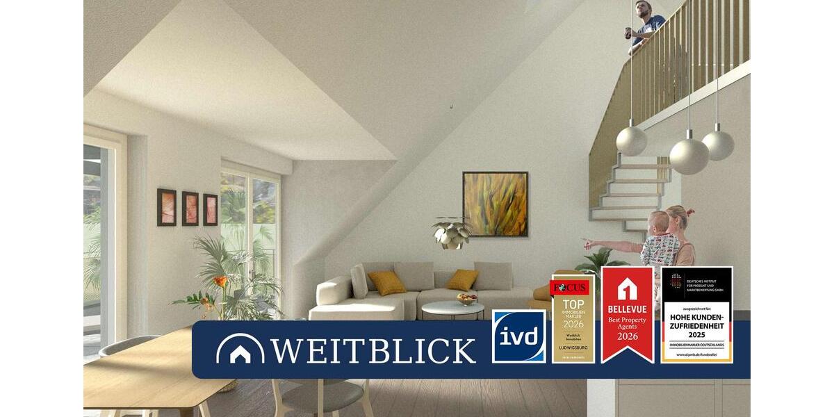 Dachgeschoßwohnung Vaihingen an der Enz - 3.5 Zimmer, 94 m&sup2;, 1.540&euro; | Angebot:26548210