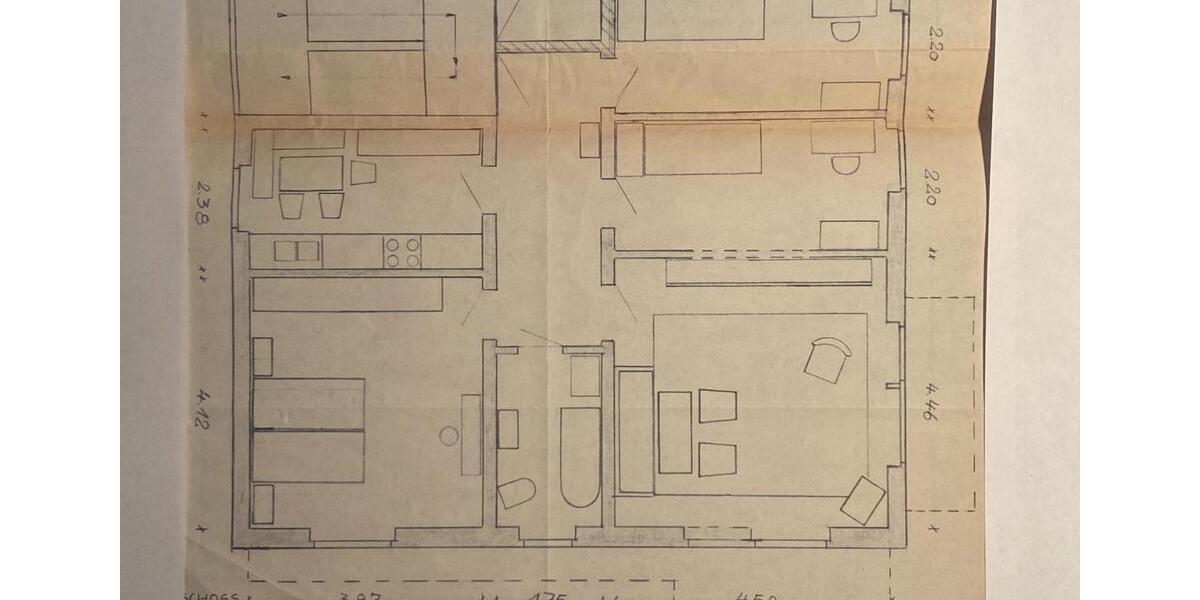 Etagenwohnung Hardegsen - 3.5 Zimmer, 80 m&sup2;, 645&euro; | Angebot:24663432