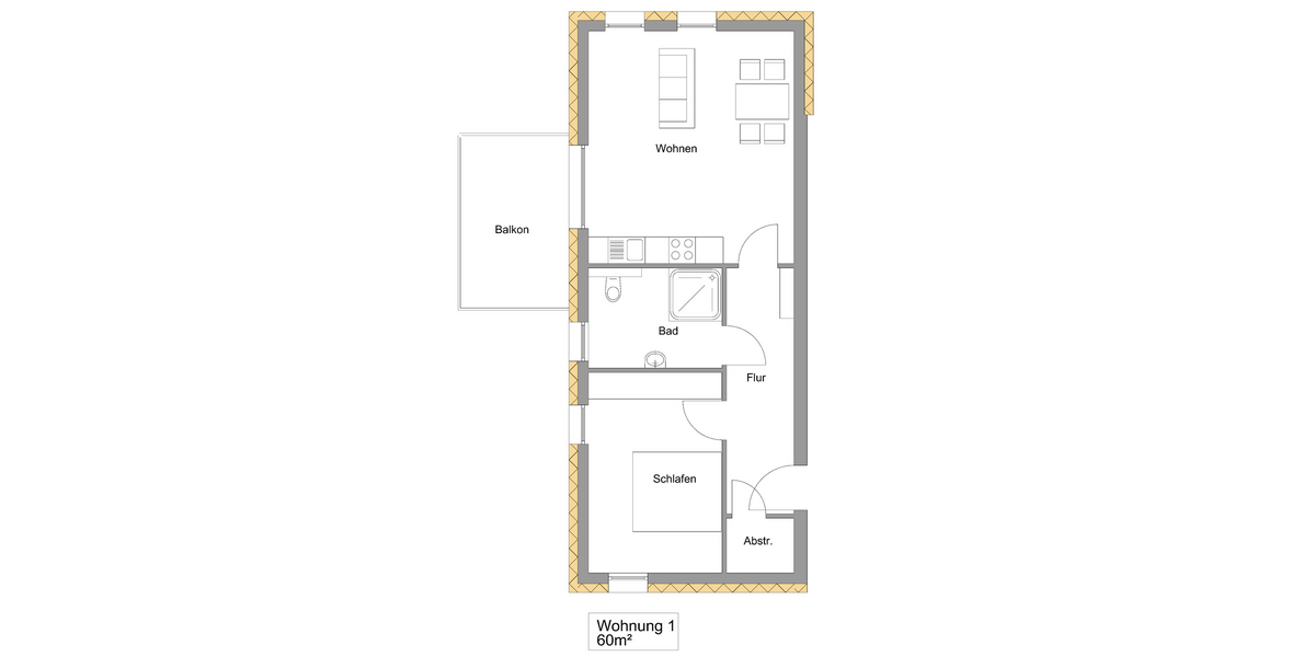 Wohnung zum Mieten in Bad Fredeburg 609 € 60 m² 2 zimmer