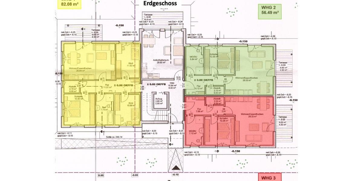 Etagenwohnung Wiesentheid - 4 Zimmer, 60 m&sup2;, 815&euro; | Angebot:24655207