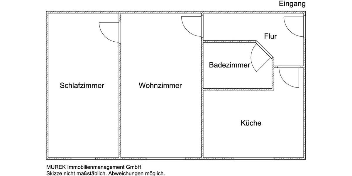 Etagenwohnung Ruhland - 2 Zimmer, 60 m&sup2;, 320&euro; | Angebot:23983165