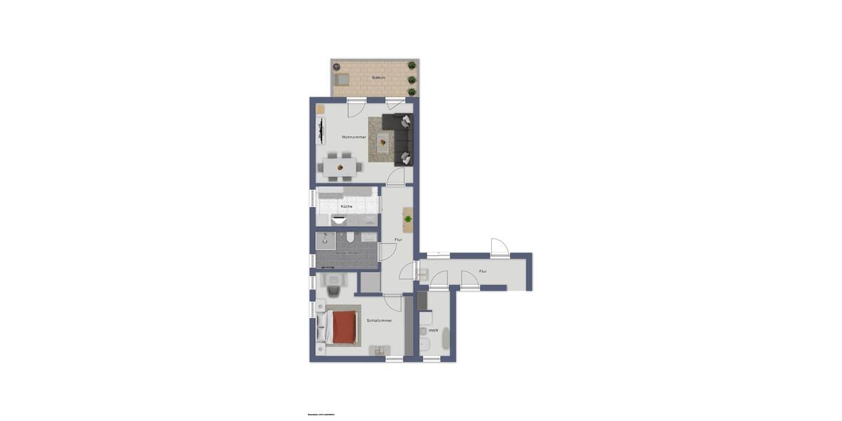 Dachgeschoßwohnung Neuburg an der Donau - 2 Zimmer, 62 m&sup2;, 830&euro; | Angebot:25781296