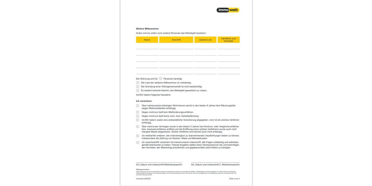 Etagenwohnung Oberhausen - 3 Zimmer, 90 m&sup2;, 800&euro; | Angebot:26592516