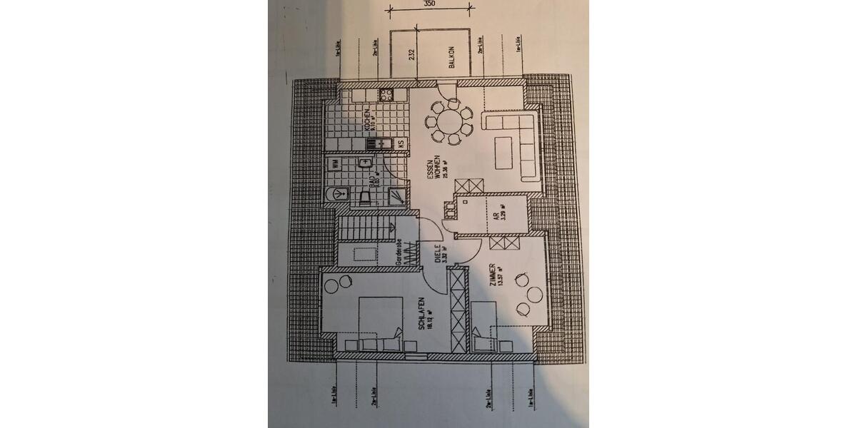 Dachgeschoßwohnung Allersberg Eismannsdorf - 2.5 Zimmer, 60 m&sup2;, 550&euro; | Angebot:24455497