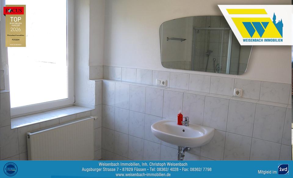 Etagenwohnung Füssen - 3 Zimmer, 79 m&sup2;, 760&euro; | Angebot:25765708