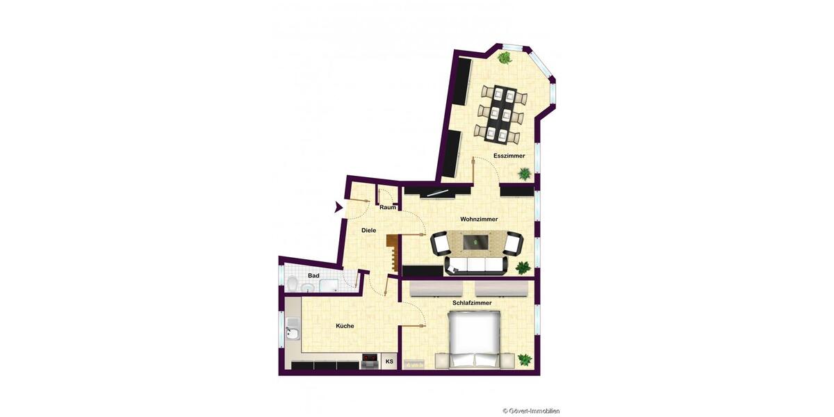 Etagenwohnung Datteln - 3 Zimmer, 76 m&sup2;, 420&euro; | Angebot:25868121