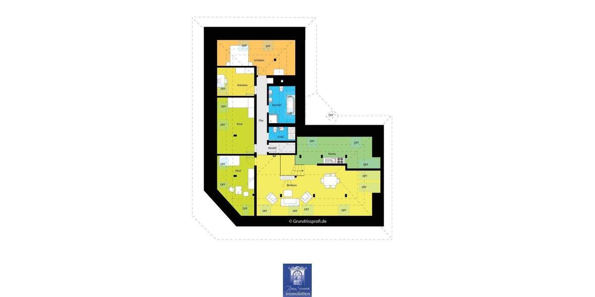 Etagenwohnung Dresden Cotta - 5 Zimmer, 119 m&sup2;, 1.500&euro; | Angebot:25709117