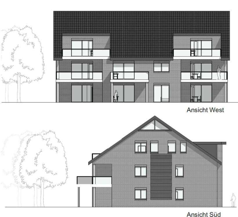Neubau - Mehrparteienhaus in Großenkneten, Huntlosen zimmer